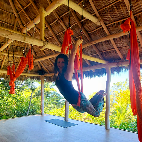 Xinalani Retreat Aerial Yoga